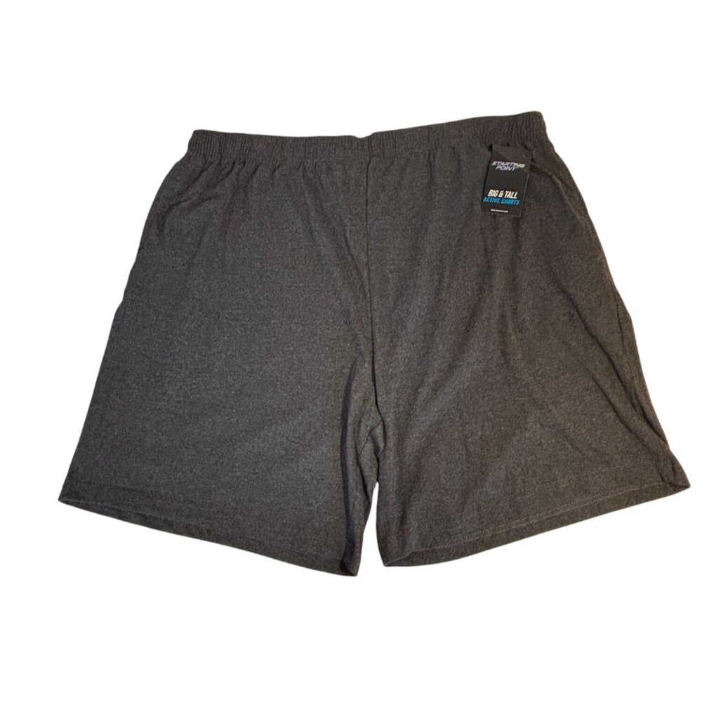 Starting Point Men's Big &‎ Tall Size 3X Active Shorts Charcoal Heather NWT